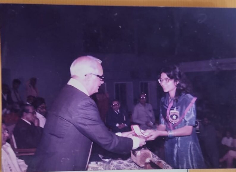 F. C. Davar Gold Medal Awarded by the erstwhile Governer of Gujarat Shri R.K. Trivedi