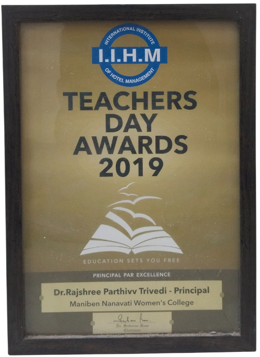 Honored with the Principal Par Excellence Award